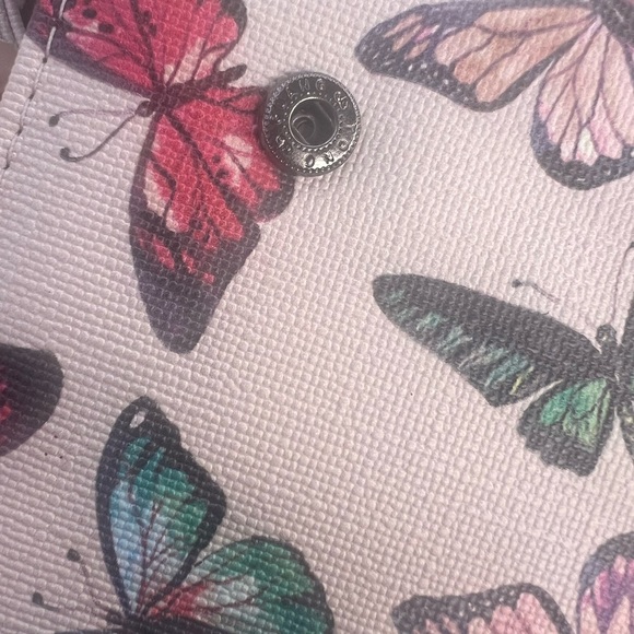 Mundi Crossbody Wallet Butterflies Summer Styling Accessories RIFD Protected - Picture 10 of 16